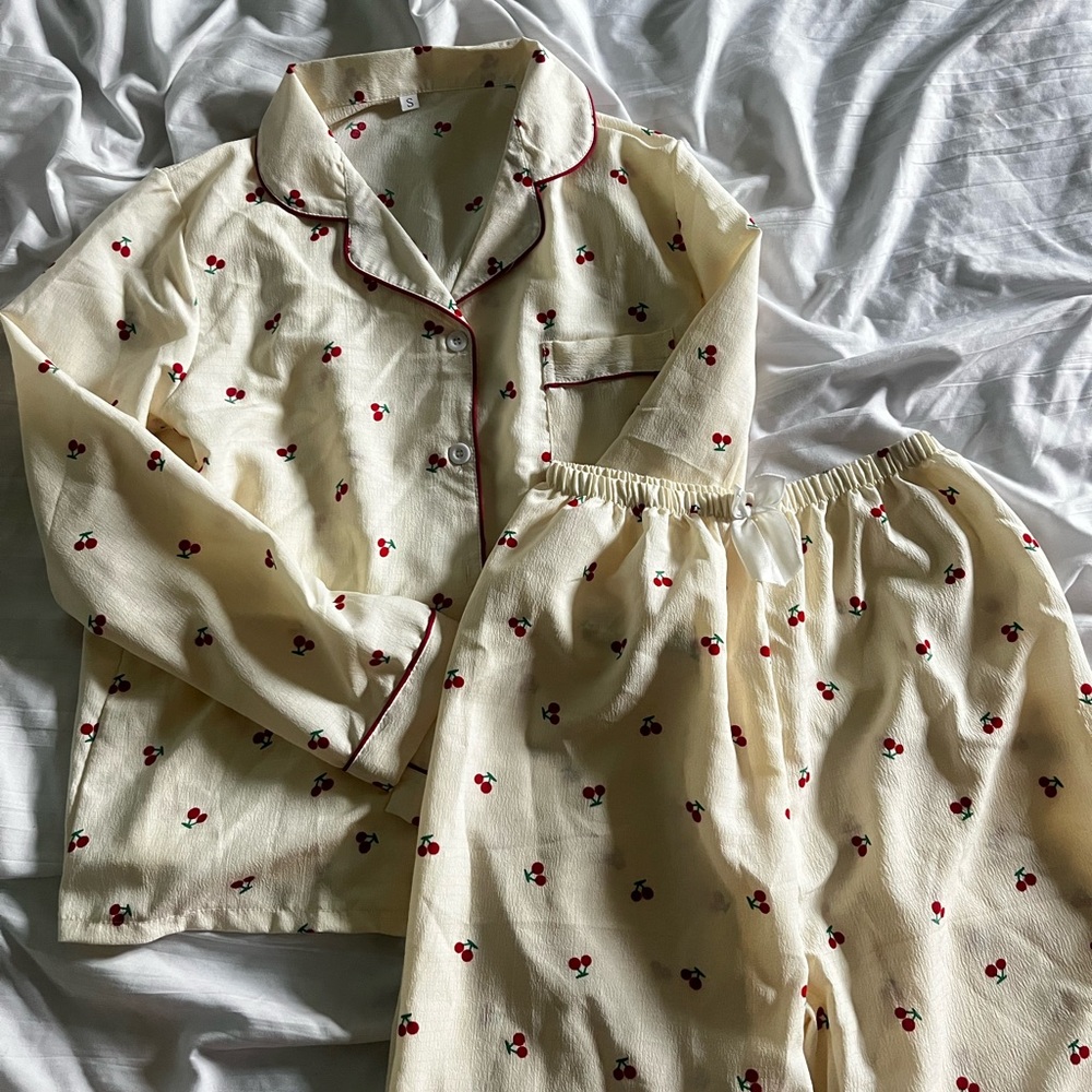 Cute cherry pj set